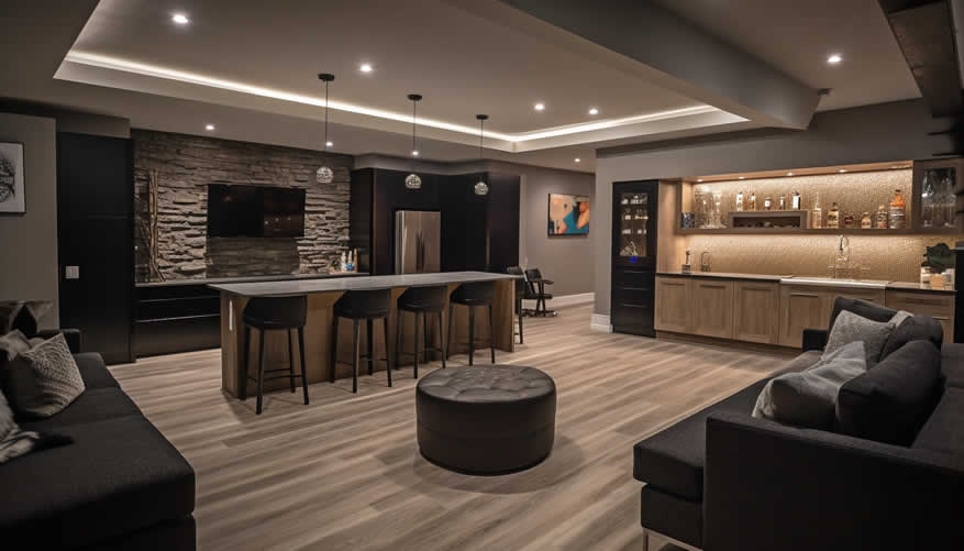 basement finishing trends