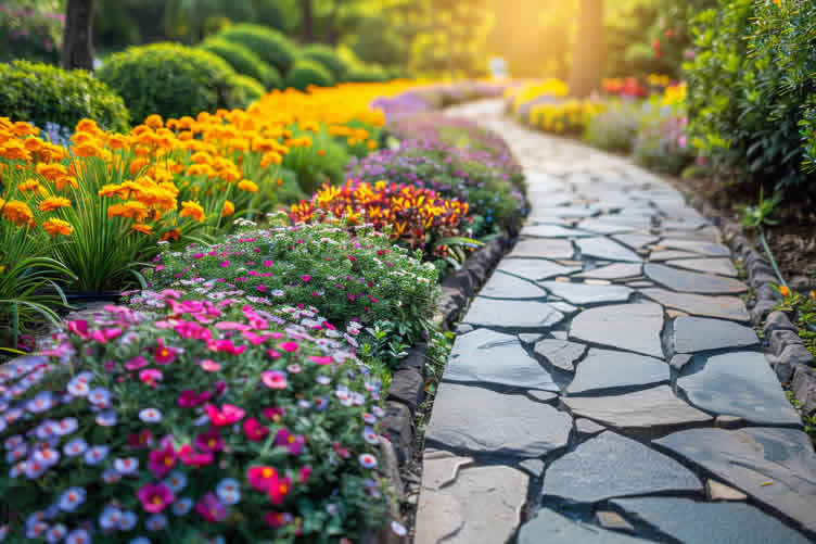 beautiful hardscaping