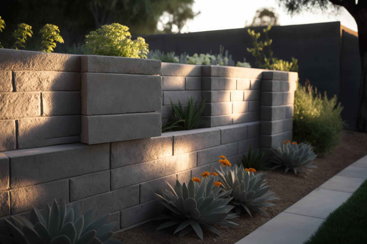 beautiful hardscaping