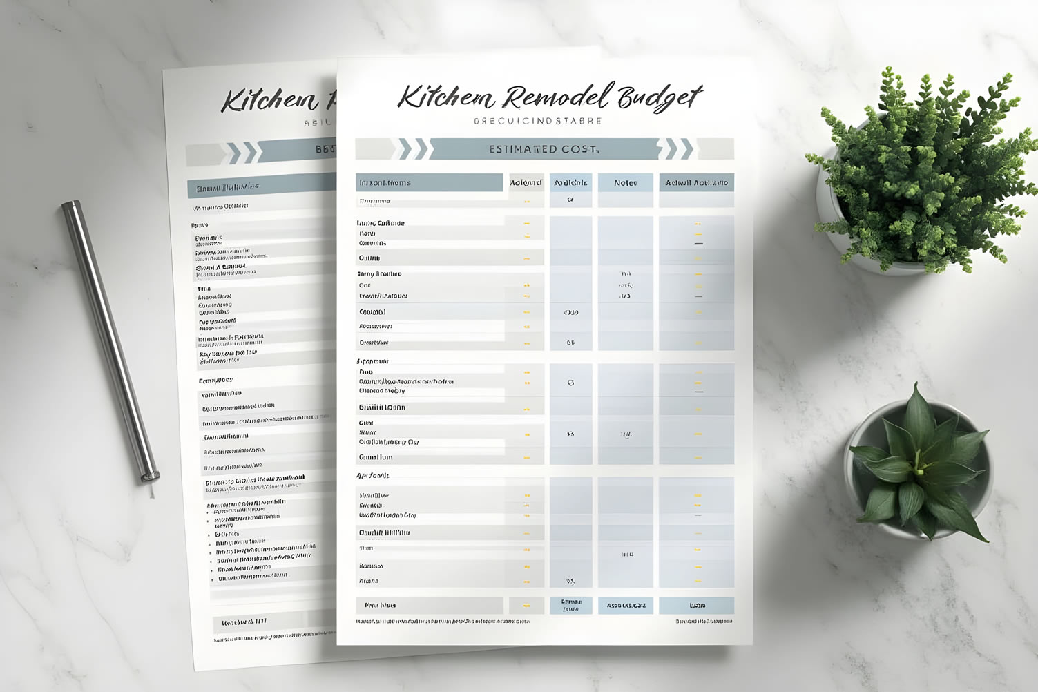 budgeting for a kitchen remodel