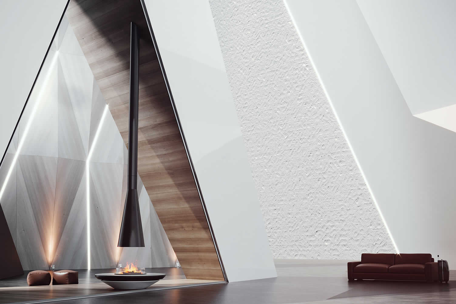 360 degree fireplaces