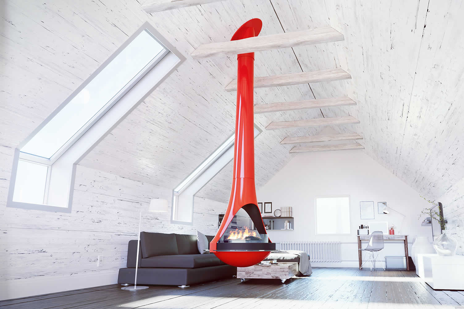 360 degree fireplaces