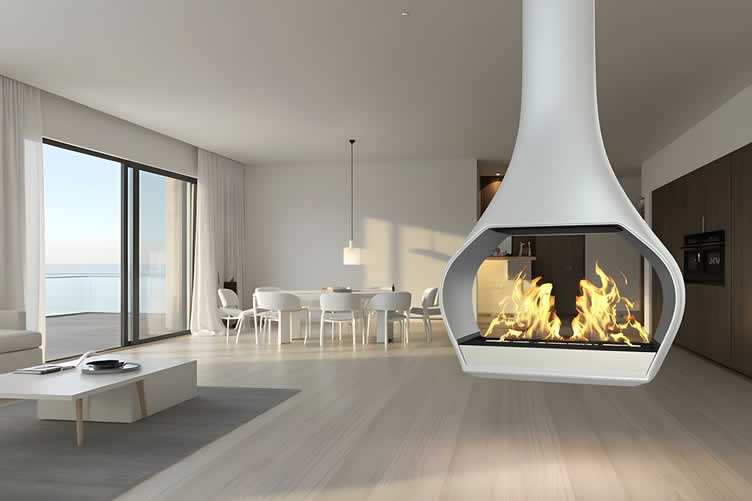 360 degree fireplaces