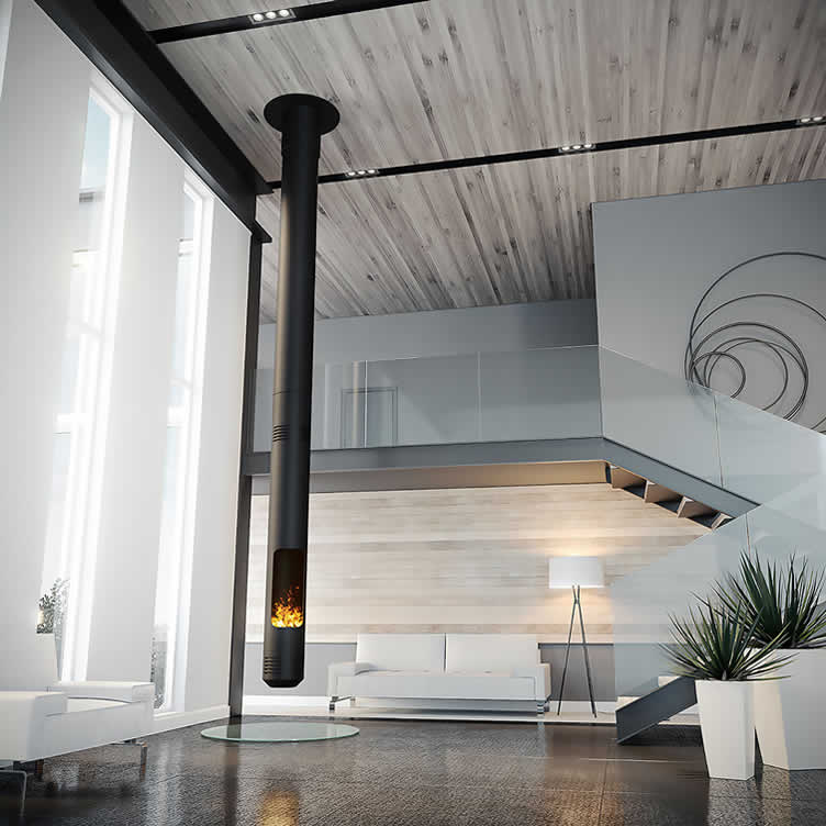 360 degree fireplaces