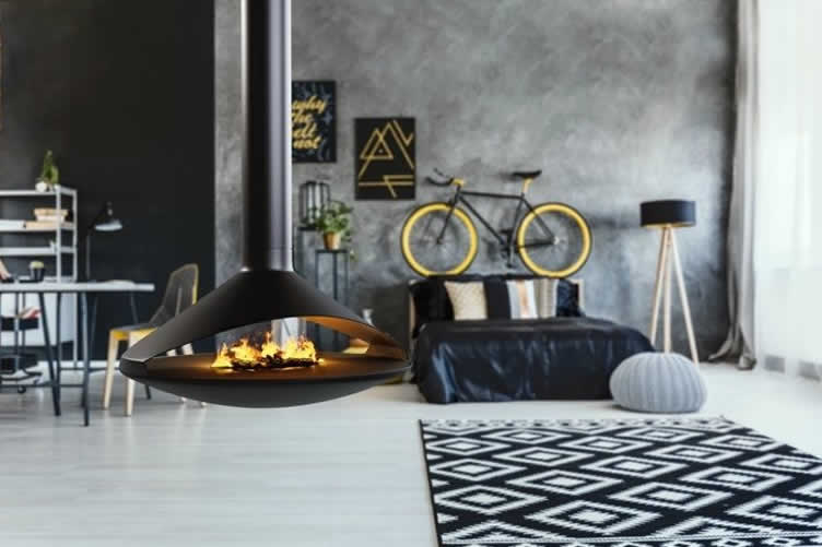360 degree fireplaces