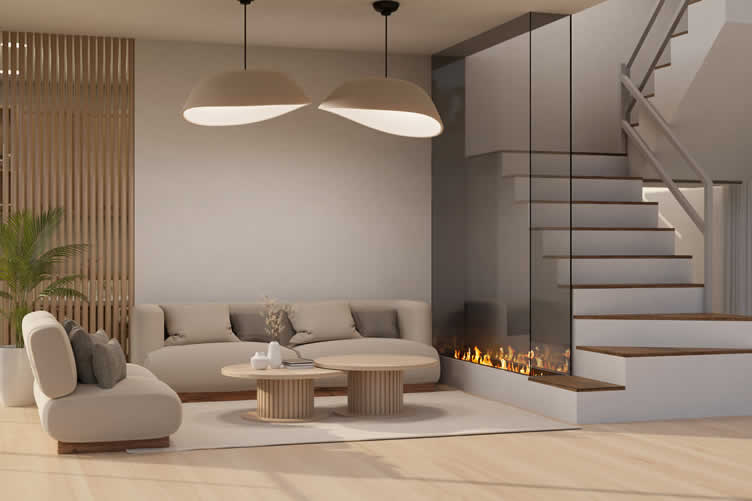 360 degree fireplaces