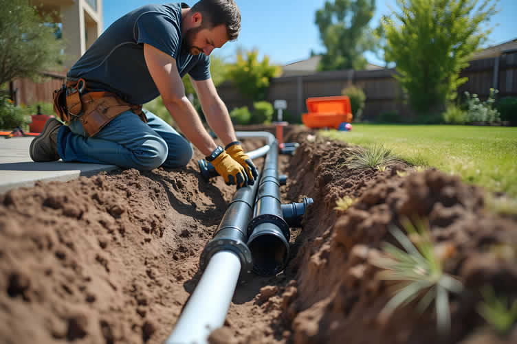 underground sprinkler system