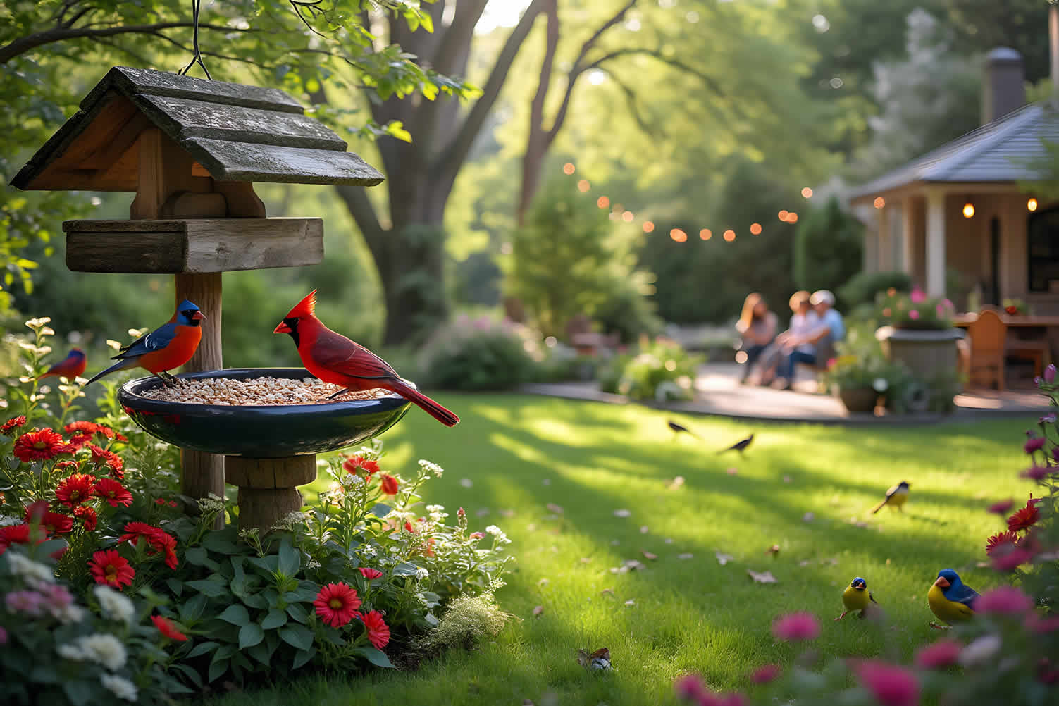 creating a bird paradise