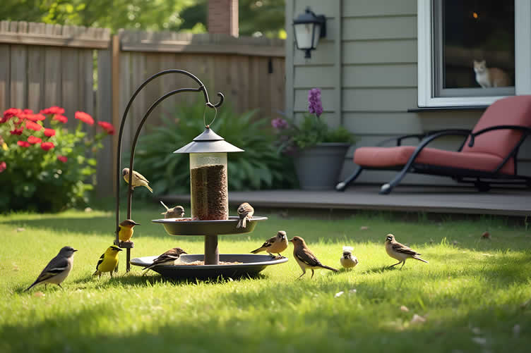 creating a bird paradise