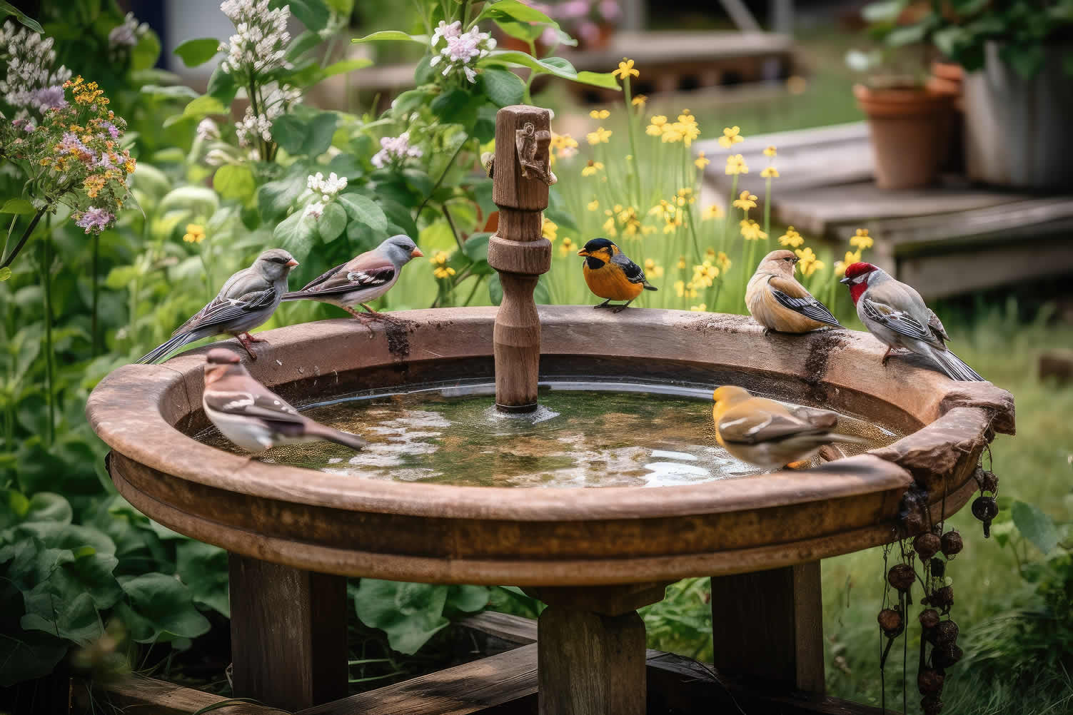 creating a bird paradise