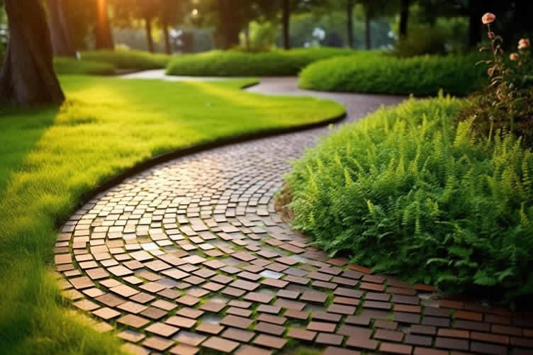 stone garden path