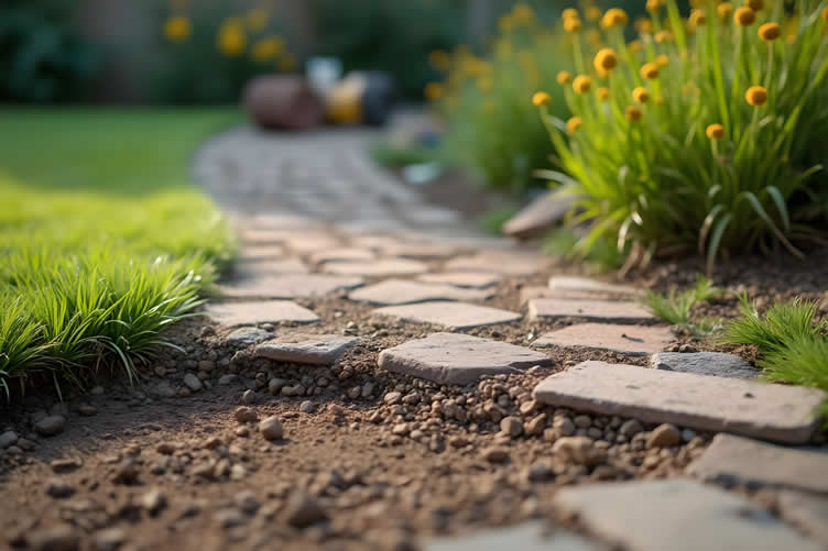 stone garden path