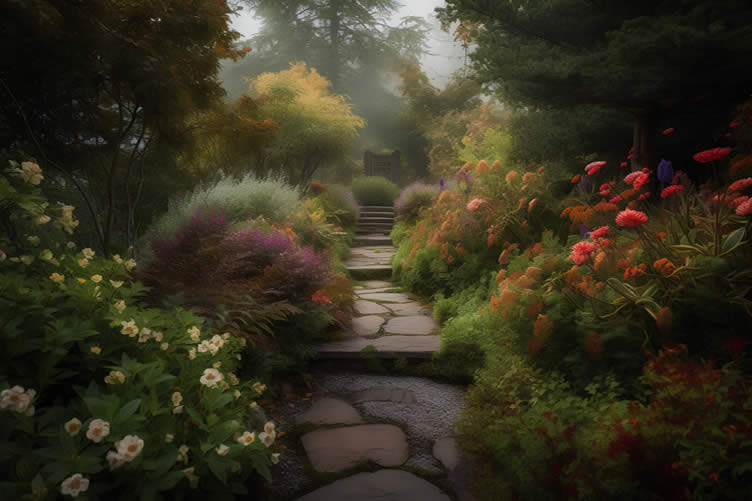 stone garden path