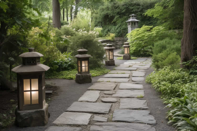 stone garden path