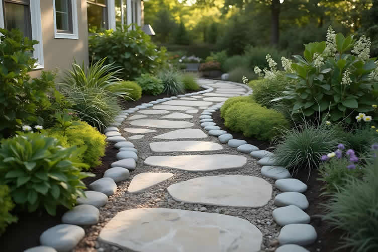 stone garden path