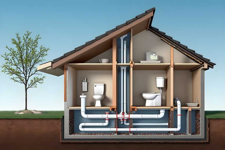 plumbing drainage system