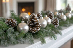 Transform Your Fireplace Mantel Into a Holiday Masterpiece
