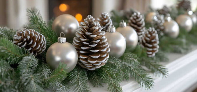 Transform Your Fireplace Mantel Into a Holiday Masterpiece