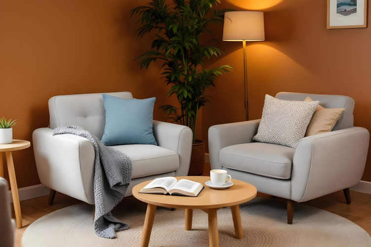 living room conversation design