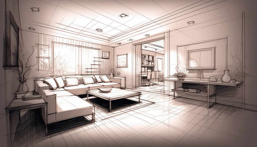 living room conversation design