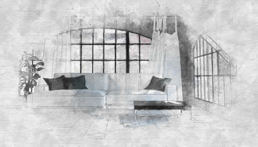living room conversation design