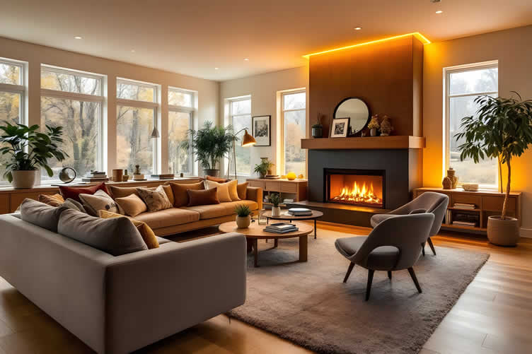 living room conversation design