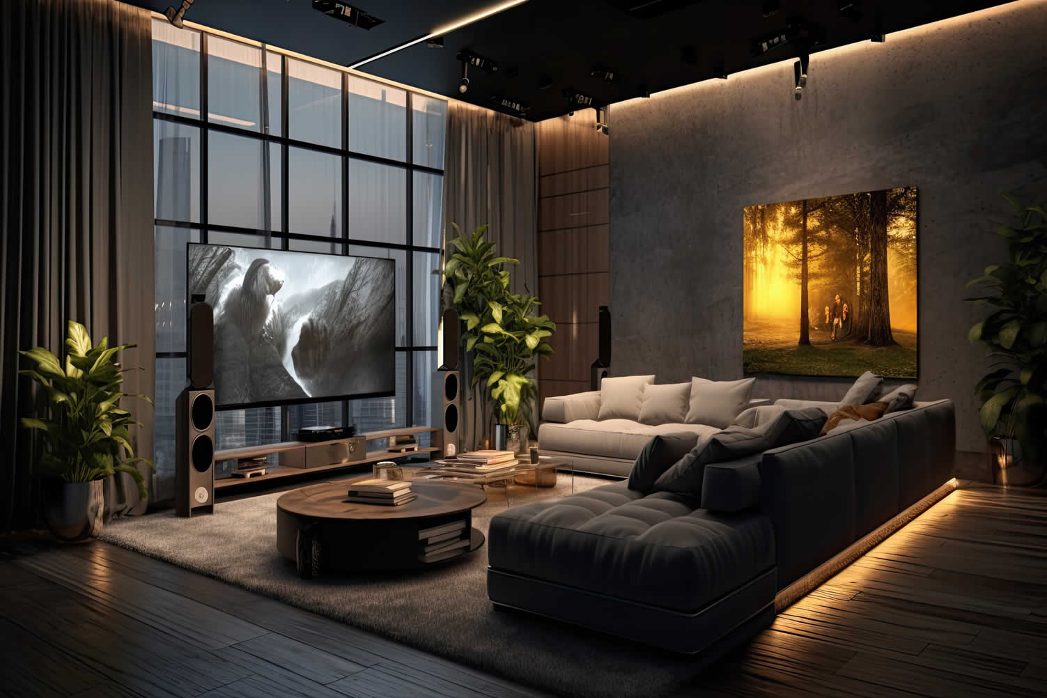 living room conversation design