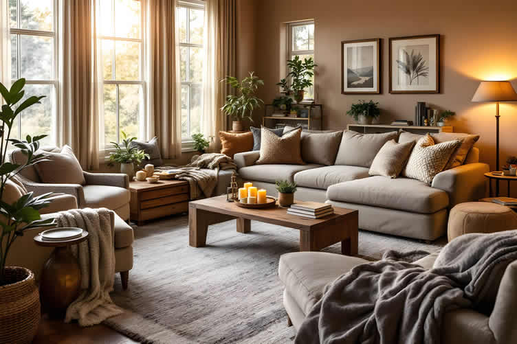 living room conversation design