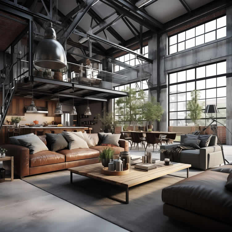 industrial home style
