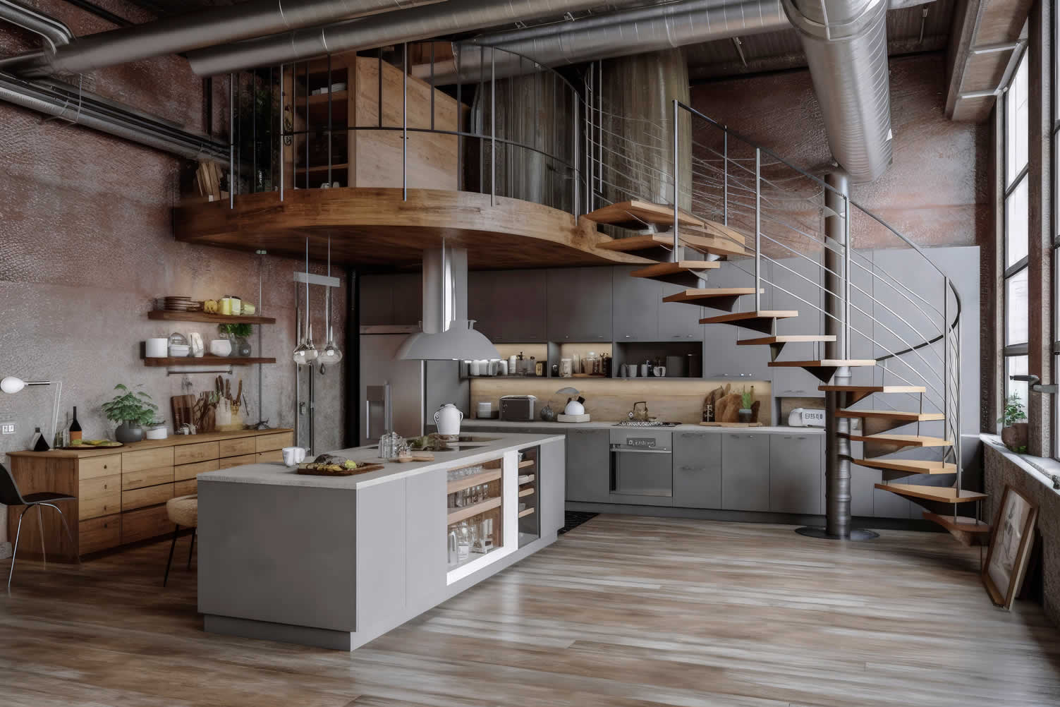 industrial home style