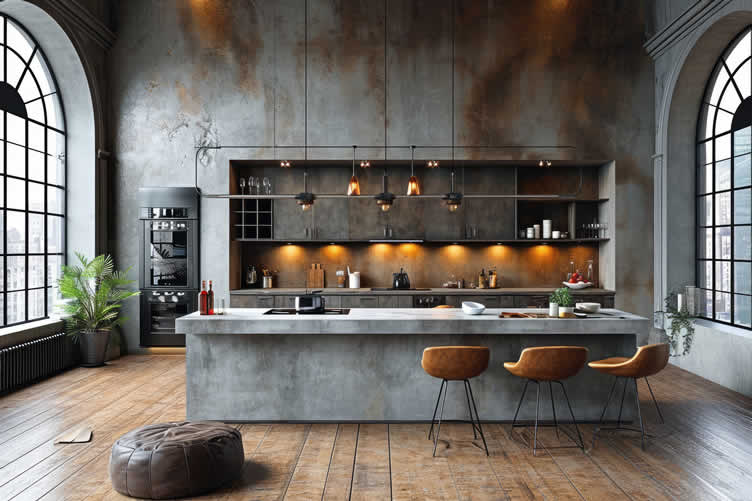 industrial home style