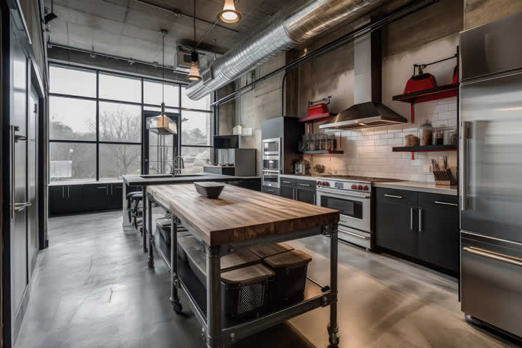 industrial home style