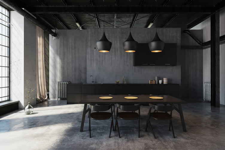 industrial home style