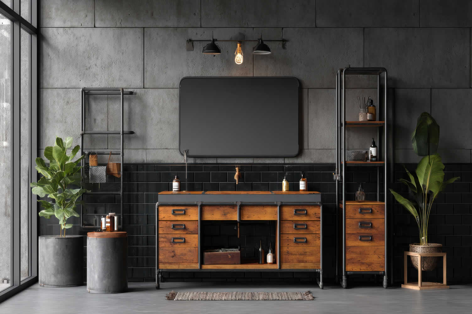 industrial home style