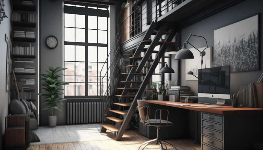industrial home style