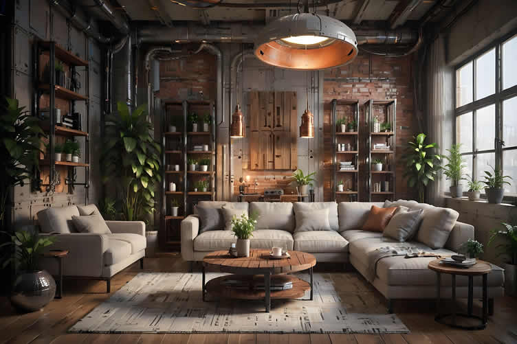 industrial home style