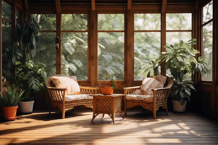 deck to all-season room