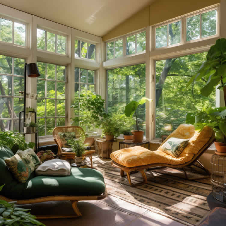 deck to all-season room