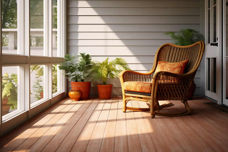 deck to all-season room