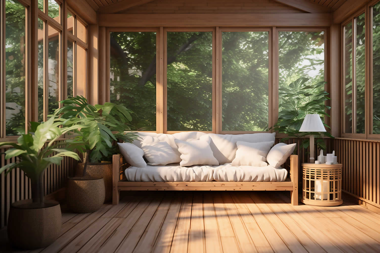 deck to all-season room