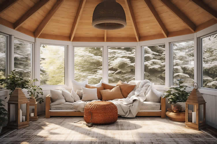 deck to all-season room