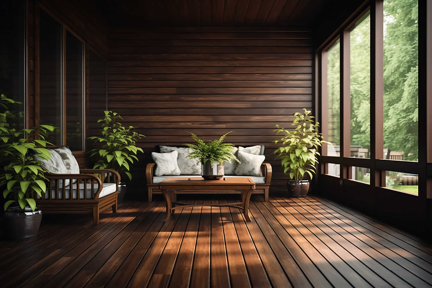 deck to all-season room