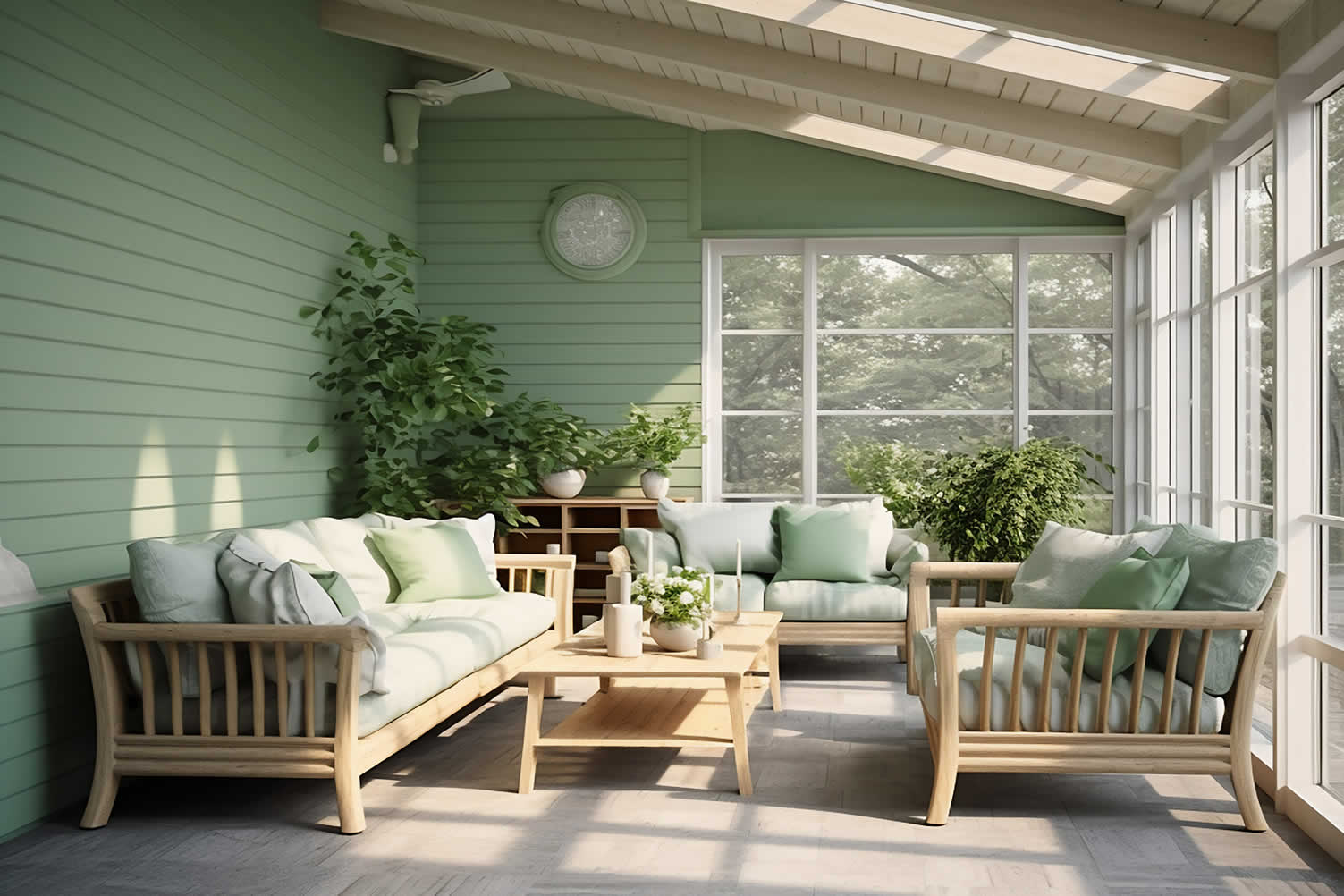 deck to all-season room