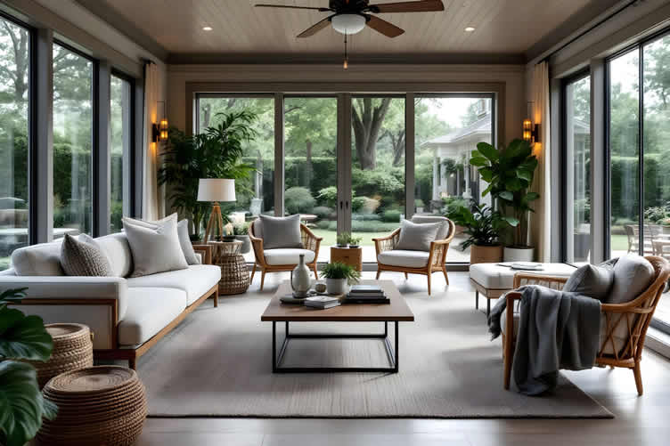 deck to all-season room