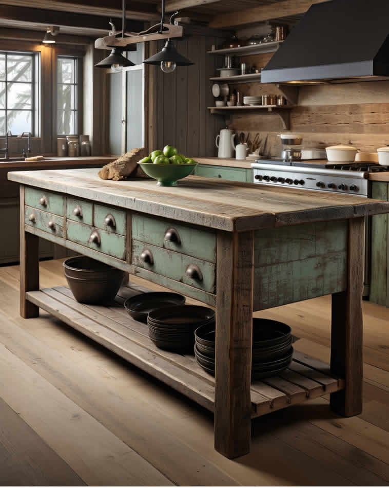 types of kitchen islands