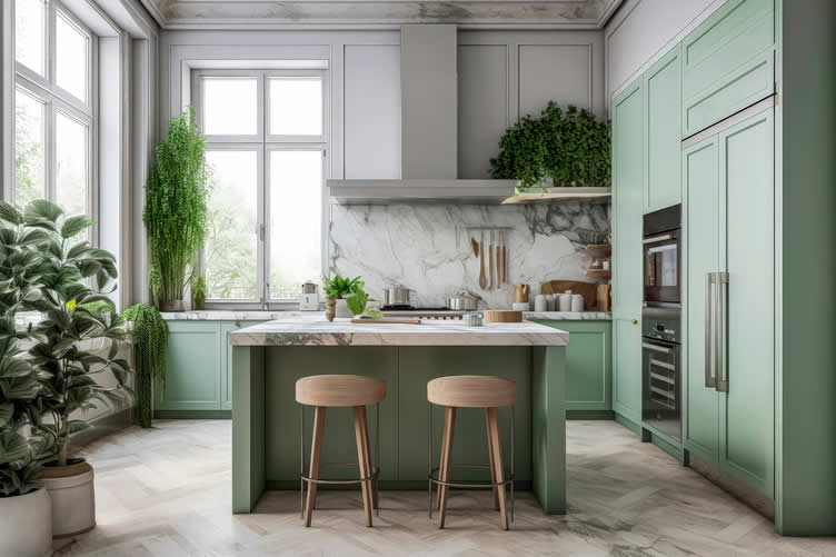 types of kitchen islands