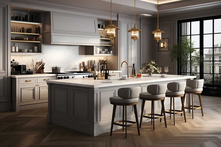 types of kitchen islands
