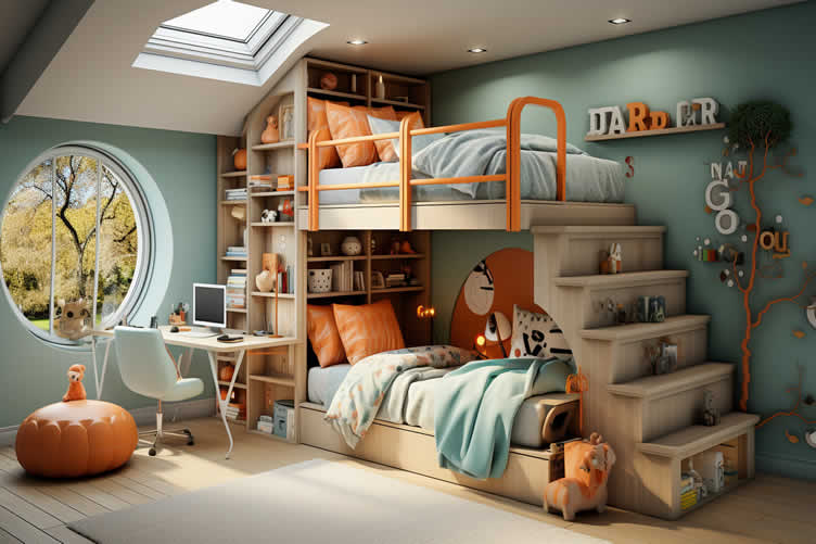 bunk bed for kids