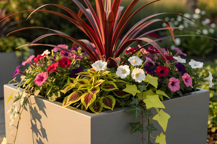 flower garden container ideas