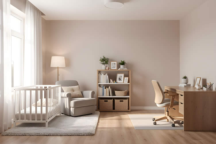 multi-use nursery room